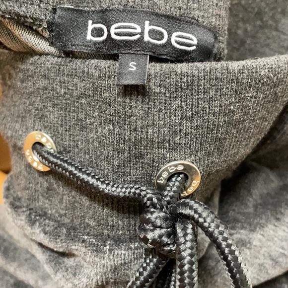 Bebe velour Grey rhinestone logo joggers XS, S - Picture 14 of 17